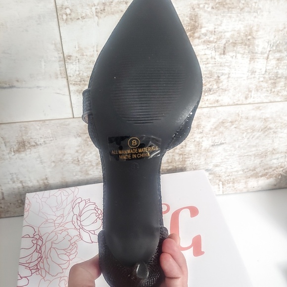 Journee collection women's "zeta" black stilleto - Picture 5 of 5